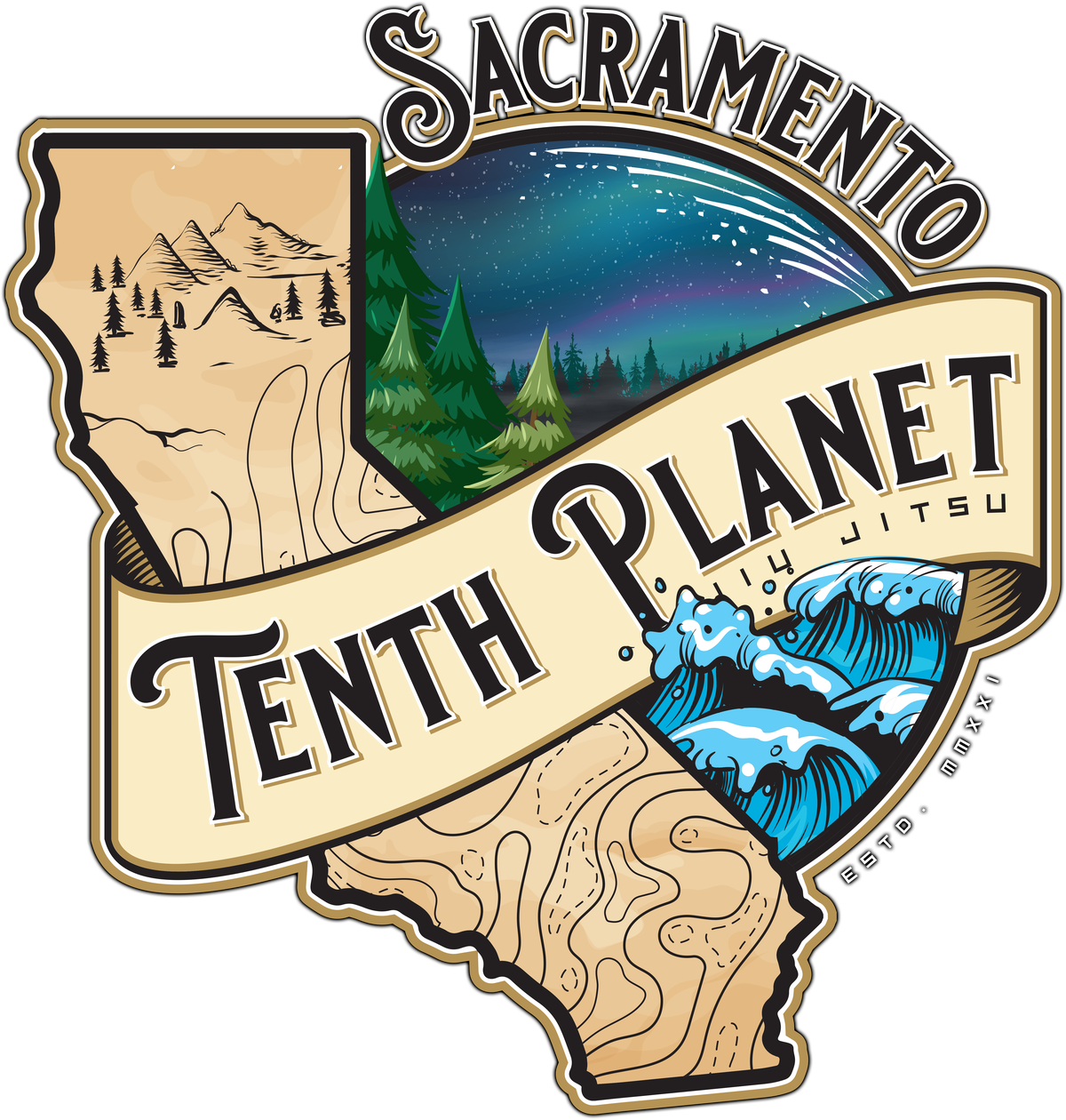 Tenth Planet Jiu Jitsu Sacramento logo